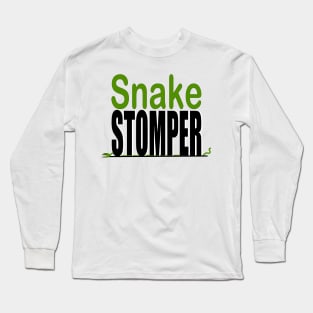 Christian Snake STOMPER (Design on back) Long Sleeve T-Shirt